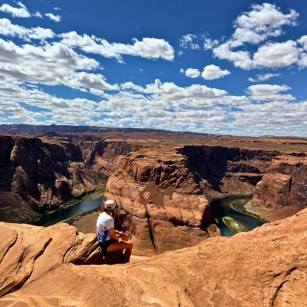 view of Horseshoe Bend in Page AZ