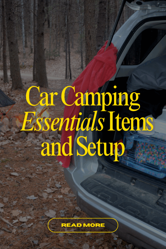 Green And Yellow Retro Aesthetic Film Typographic Camping Essentials Items Pinterest Pin 683x1024