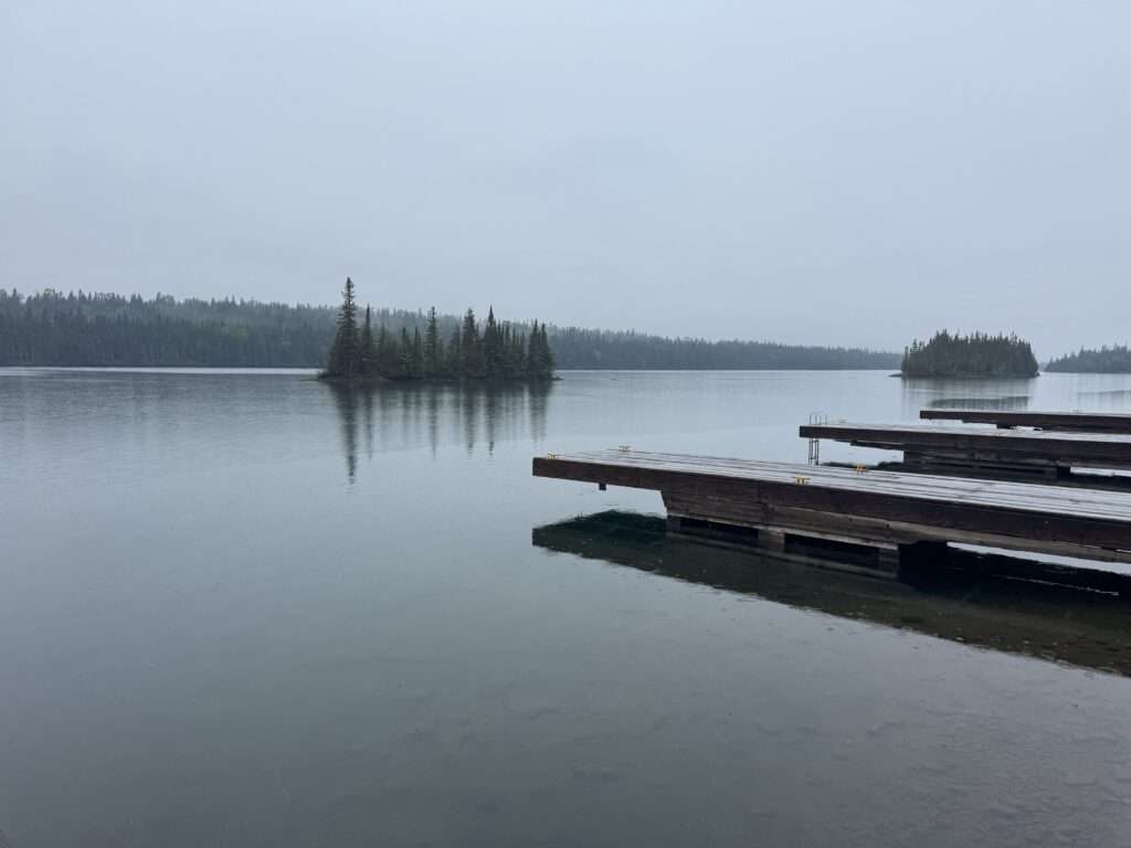 Dense fog at Isle Royale National Park