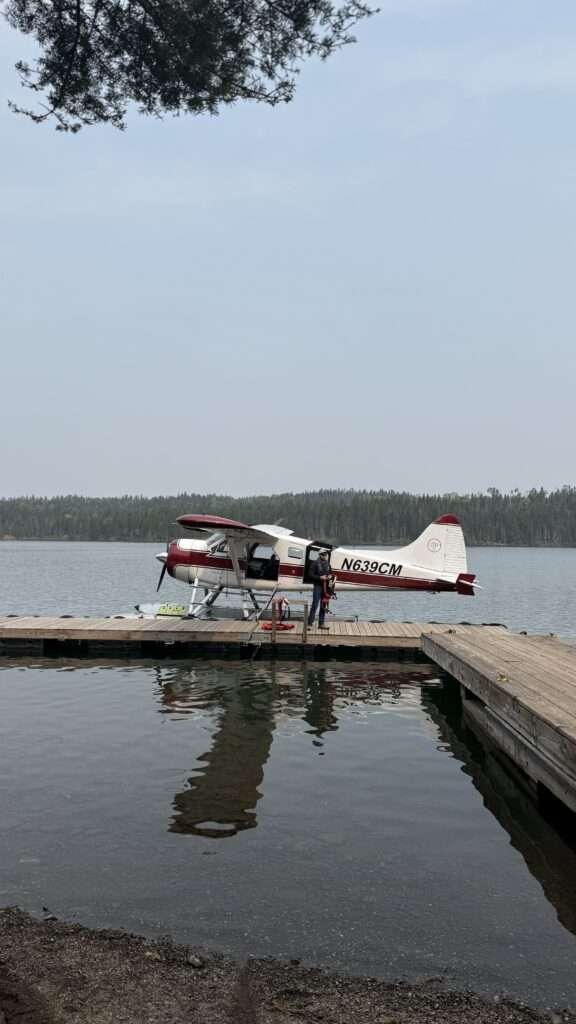 Seaplane at Dock in Isle Royale National Park