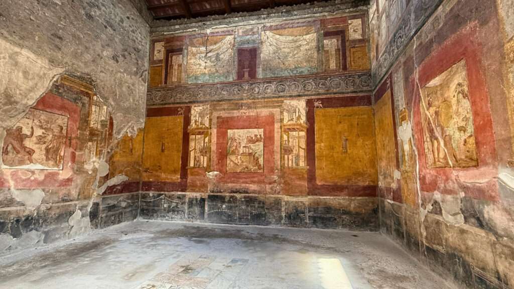 A stunning detailed Fresca within Herculaneum - an ancient roman city